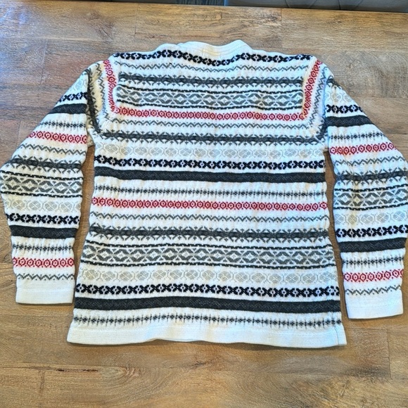 Nautica XL Men’s Fair Isle Winter Sweater Cotton Wool Blend - Picture 2 of 12